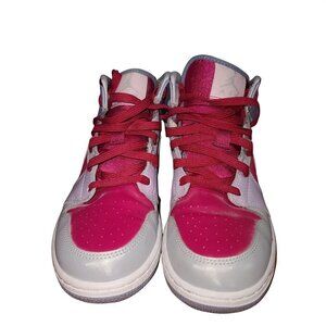 Youth Air Jordan 1 Mid GG 4Y 'Hyper Fuchsia' 555112 609